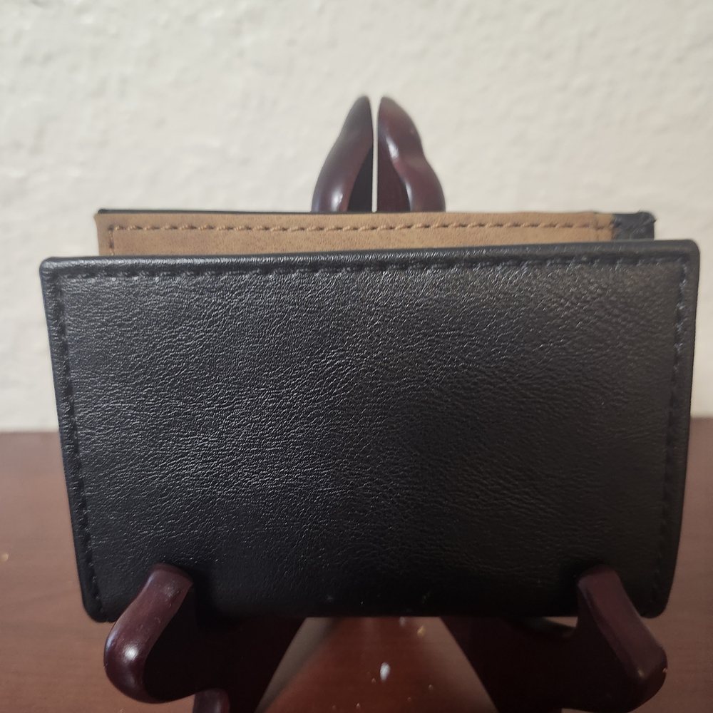 Boconi Black and Tan Wallet
